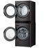LG AI WashTower 19kg/10kg All-In-One Stacked Washer Dryer Black Steel WWT-1910B image NaN
