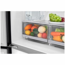 LG 506L Slim French Door Fridge Non Plumbed Ice & Water Dispenser GF-L570MBNL hero image