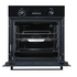 Brohn 60cm Built-in Electric Oven Black Glass 10 Functions with Inbuilt AirFry mode BRO6001BLK image NaN