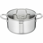 Tefal 24cm Virtuoso Stainless Steel Induction Stewpot E4924674 hero image