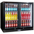 Schmick 257L Under Bench Black Triple Glazed Beverage Fridge SK246B image NaN