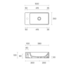 Catalano Verso 50 Wall Hung or Countertop Basin with 1 Taphole 3113000203 image NaN
