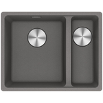 Franke Maris 340/150mm 1 and 1/2 Bowl Right Undermount Sink Stone Grey MRG160SBRSG-B hero image