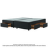 Sealy Spacesaver Super Queen Split Bed Base No Drawer Black SV-BLK-SQN-ND image NaN