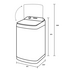 Westinghouse 6kg EasyCare Top Load Washing Machine WWT6084J5WA image NaN