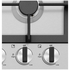Westinghouse 60cm 4 Burner Natural Gas Cooktop Stainless Steel WHG644SC image NaN