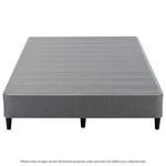 Zinus Keenan Double Fabric Dark Grey Ensemble Bed Base AU-BSLB-DG-D hero image
