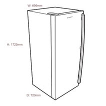 Westinghouse 425L Upright Freezer WFB4204WA hero image