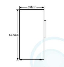 Fisher & Paykel E373R 373L Upright Fridge hero image