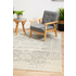 Rug Culture Evoke Extra Large White Silver Rug 330X240CM - EVO253WSIL330X240 image NaN