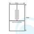 Electrolux EHE5167SB 510L French Door Fridge image NaN