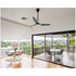 Big Ass Fans Haiku L 132cm LED Ceiling Fan 1595mm Downrod with Light Black F127L-UB-05-01 image NaN
