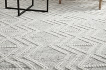 Rug Culture Maison Medium Off White & Black Rug 225X155CM - MSN-CLARA-225X155 hero image