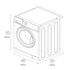 Fisher & Paykel 8.5kg WashSmart Front Load Washing Machine WH8560P2 image NaN