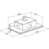 Sirius SLT968EM 110cm Valentina Collection Ceiling Cassette Rangehood image NaN