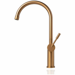Titan Essentials Gooseneck Kitchen Mixer Tap - Brass TTBR2 hero image