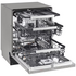 LG 60cm Dishwasher UnderBench Hidden Control with Steam-Platinum Steel XD3A25UPS image NaN
