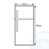 Westinghouse WTB2300PC 230L Fridge image NaN