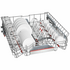 Bosch 60cm Series 6 Freestanding Dishwasher White SMS6HCW01A image NaN