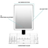 Homedics Radiance LED Beauty Mirror with Organiser- Black MIR-LB3000-BK-AU image NaN