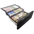 Hitachi 670L Multi Drawer French Door Refrigerator Crystal Black Glass R-GW670TAXK image NaN