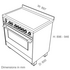 Fisher & Paykel Series 9 90cm Classic Freestanding Induction Pyrolytic Cooker Red OR90SCI6R1 image NaN
