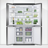 Fisher & Paykel Series 7 538L Quad Door Refrigerator with Ice and Water Matte Black Glass RF605QZUVB1 image NaN