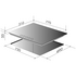 ILVE 77cm Grigio Lusso Natural Gas Cooktop ILGV775 image NaN