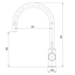 Oliveri Venice Pull Out Goose Neck Mixer Tap Matte Black VE520FMB-P image NaN