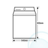 LG WTH550 5.5kg Top Load Washing Machine image NaN