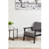 Rug Culture Chrome Medium Silver & Off White Rug 300X80CM - CRO-LYD-SIL-300X80 image NaN