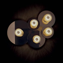DCW Editions In The Sun 380 Sconce Light - Gold and Silver ITSS380GOSI hero image