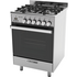 Glem 60cm Gas Oven & Cooktop Freestanding Oven with Electric Grill Stainless Steel GB664GG image NaN