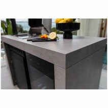 Artusi 1400mm Ascale Outdoor Kitchen with Cosmopolitana Grey Cladding QAP14AS-CG hero image