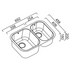 Abey Q180UT5 NuQueen 1 and 3/4 Bowl Undermount Sink Pack image NaN