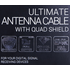 Crest CNA05073 Male to Male 1.5m Platinum Antenna Quad Shielded Cable image NaN