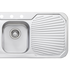 Oliveri Petite 1 and 3/4 Bowl Topmount Sink with Double Drainer  PE341-3TH  image NaN