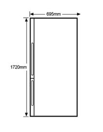 Fisher & Paykel Series 5 494L Bottom Mount Refrigerator White Left Hinge RF522BLPW6 hero image