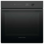 Fisher & Paykel 60cm Series 7 Minimal Pyrolytic Built-In Oven Black Glass OB60SM11PLB1 hero image
