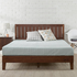 Zinus King Deluxe Solid Wood Bed Frame Dark Brown AU-PWPBBHE-12K image NaN