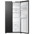 Haier 523L Side-by-Side Fridge Non-Plumbed Water Dispenser Black HRF523XHG image NaN