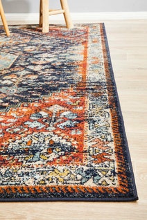 Rug Culture Legacy Oversize Multi-coloured Rug 400X300CM - LEG-854-NAVY-400X300 hero image
