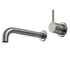 Rogerseller Tonic Up Wall Basin Mixer 200mm - Brushed Nickel 3606014507 image NaN