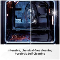 Beko 60cm Built-In Oven with Airfry-SteamAdd & Pyrolytic Cleaning Black BBO6851PDX1 hero image