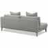 Kalona KYOTO Left Facing Extended Chaise Sofa Cloud WS-205-LCS-VILA-11 image NaN