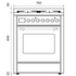 Ilve 76cm Majestic Dual Fuel Upright Oven/Stove M30DNE3SSG image NaN