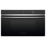 Fisher & Paykel 76cm Series 9 Contemporary Compact Combi-Microwave Oven Stainless Steel Accents OM76NDTDX1 hero image
