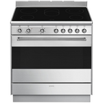 Smeg 90cm Ceramic Freestanding Oven Stainless Steel FS9010CER-1 hero image