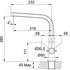 Franke TA6300B Sinos Swivel Mixer Tap image NaN