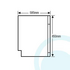 Omega DW300XA Slimline Dishwasher image NaN